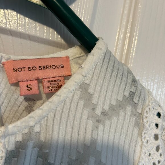 Anthropologie - Not So Serious - Donna Lace Blouse - White - Picture 11 of 13